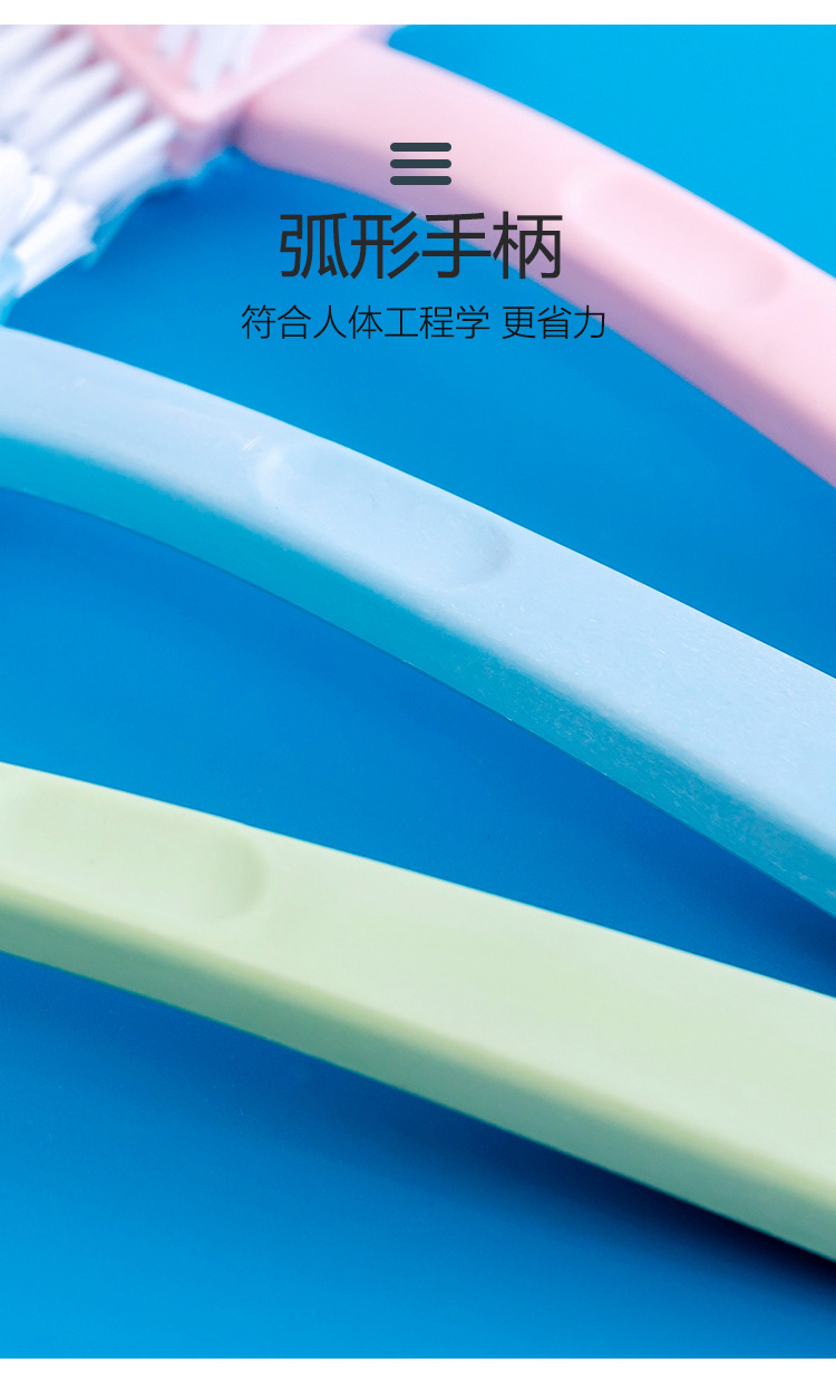 Shoe brushes, household plastic brushes, soft-bristled shoe washing brushes, clothing cleaning, multi-functional five-sided plastic laundry and shoe washing brushes wholesale pic 9