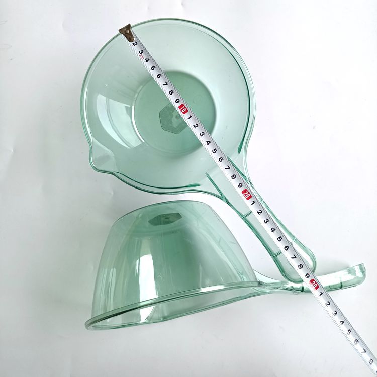【 Zone 2-2 】 Crystal water spoon 200 yuan per box, 2 yuan store large water ladle, transparent plastic water ladle, water spoon, thickened plastic water spoon that is not easy to break, household kitchenware pic 1