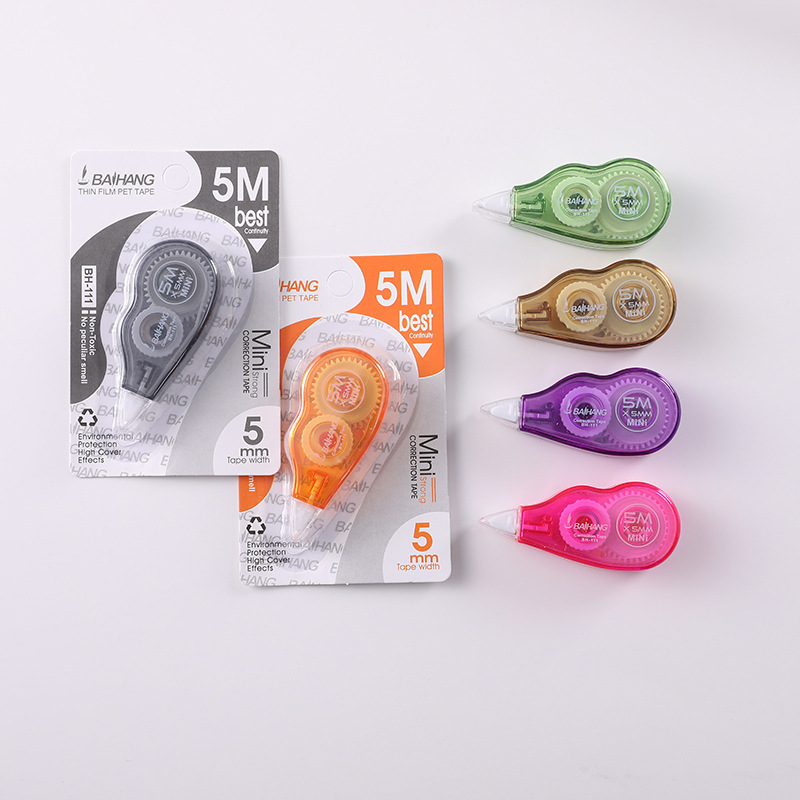 Wholesale of stationery correction tapes for primary and secondary school students, office and study supplies, and correction tapes. 5-meter correction tapes are directly supplied by the manufacturer pic 15