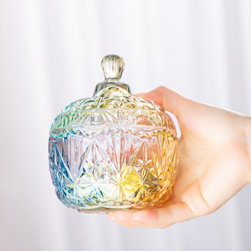 玻璃罐糖果罐香薰蜡烛罐干果罐收纳摆件储物盒首饰品盒消磁碗详情16