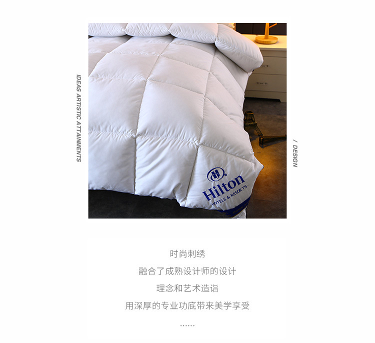 Hilton feather velvet quilt, thickened soybean quilt, winter quilt sheet, double spring and autumn quilt core, cotton quilt, gift quilt wholesale pic 6