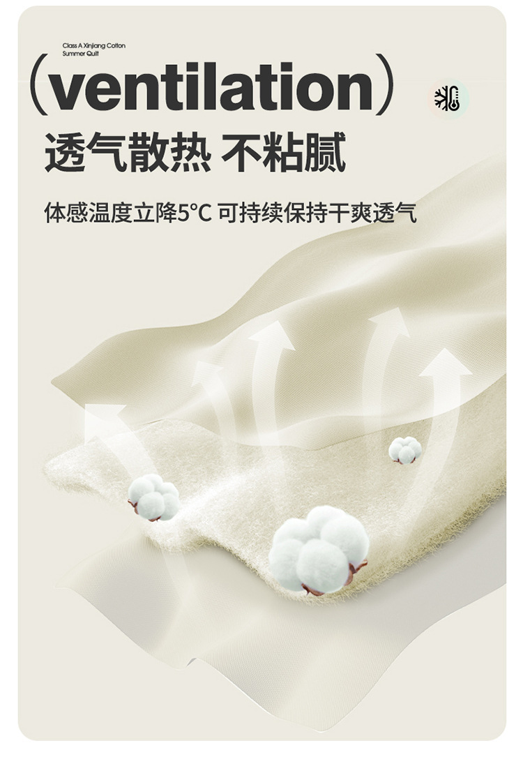 夏凉被纯棉全棉可机洗夏季单人棉花夏被空调被子四季通用学生宿舍详情13