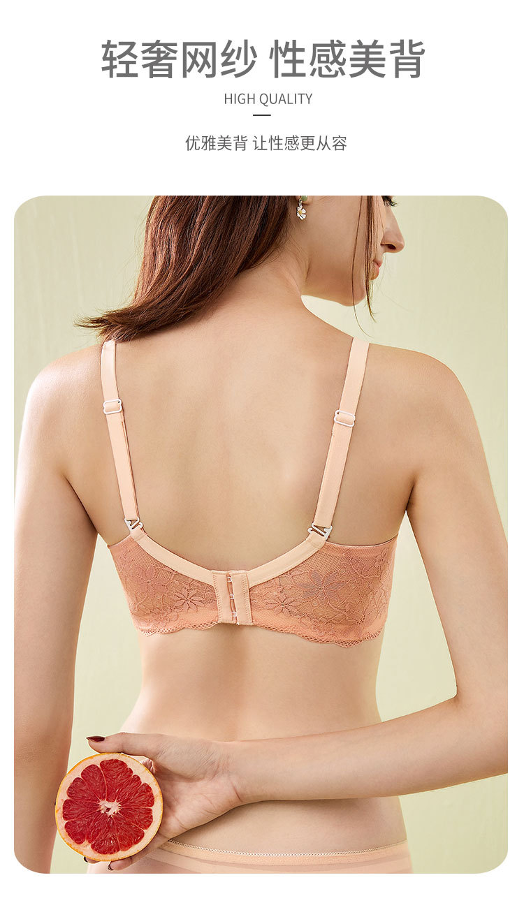 法式蕾丝文胸女士胸罩夏季薄款透气无钢圈小胸聚拢内衣品牌正品 其他分类款式新品上市详情18