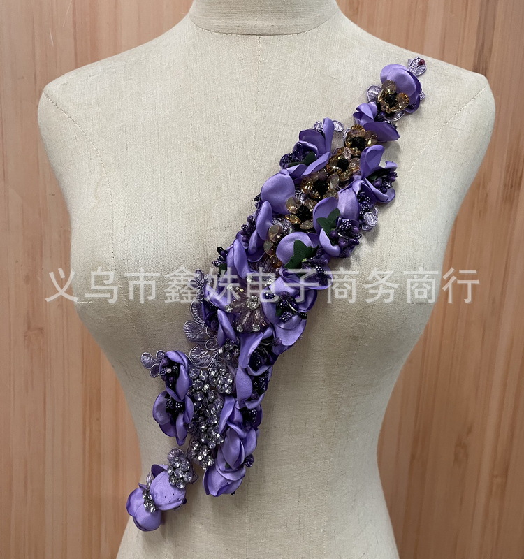 批发手工DIY水钻烫钻组合粘花服装辅料详情2