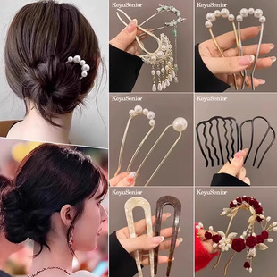 鸭嘴夹大号简约撞色蝴蝶结发饰后脑勺发夹百搭发量多头饰夹子详情7