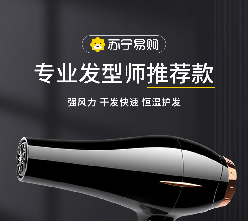 大筒吹风机家用电吹风大风力发廊理发店大功率负离子护发速干筒详情15