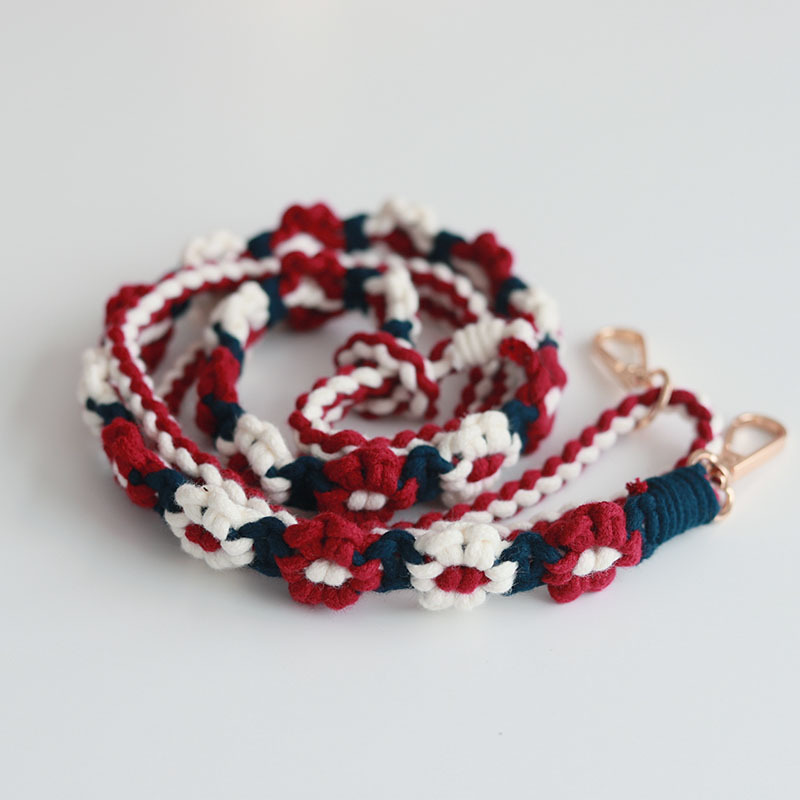 可调节手机挂绳编织相机背带 ins高颜值雏菊花朵斜挎挂脖手机挂链详情11