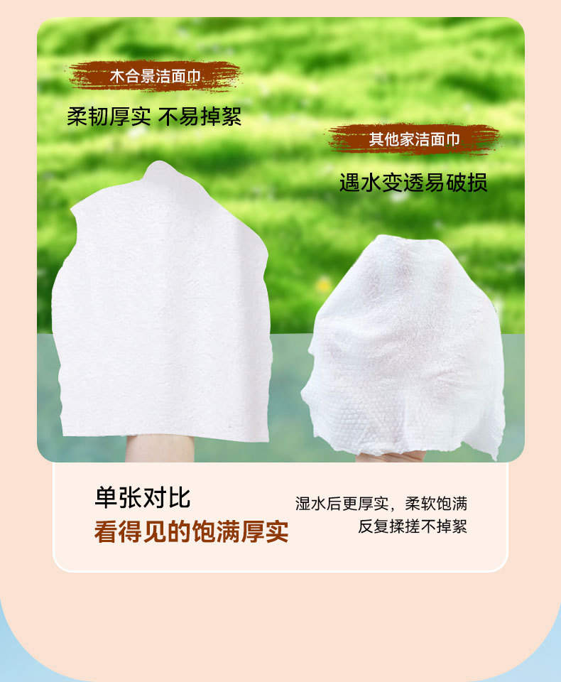 洗脸巾一次性毛巾纯棉吸水不掉毛棉柔巾抽取式面巾纸洁面巾擦脸巾详情8