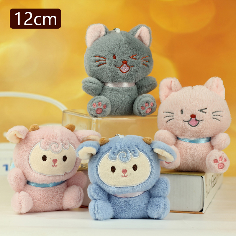 Creative Internet celebrity cute toy pendants, plush toys, cartoon dolls, bags, pendants, dolls, keychains pic 31