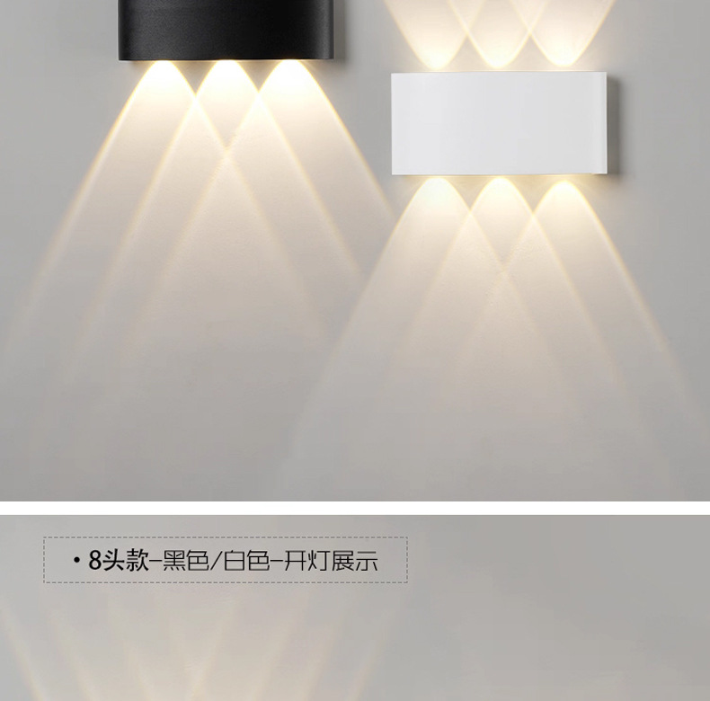 led户外防水壁灯门前洗墙射灯室外庭院楼梯过道墙壁灯卧室门头灯详情10