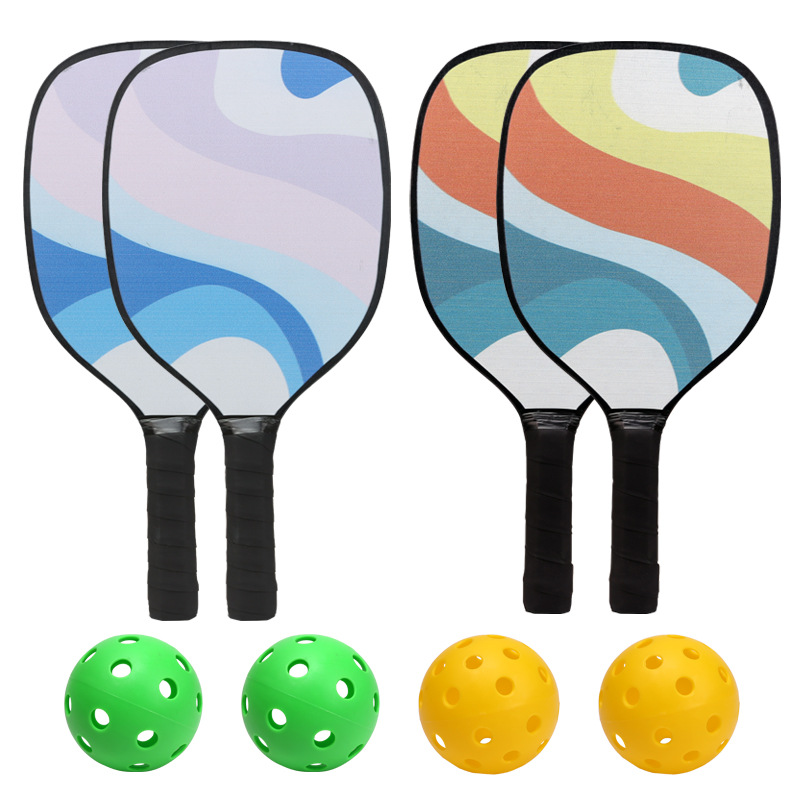 初学者儿童成人运动匹克球拍沙滩球拍2只送球球包双人对打匹克拍详情7