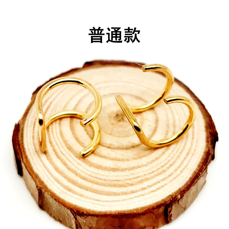 厂家批发U形型双圈耳夹C型耳夹耳坠韩国唇环耳饰欧美新款earrings详情12