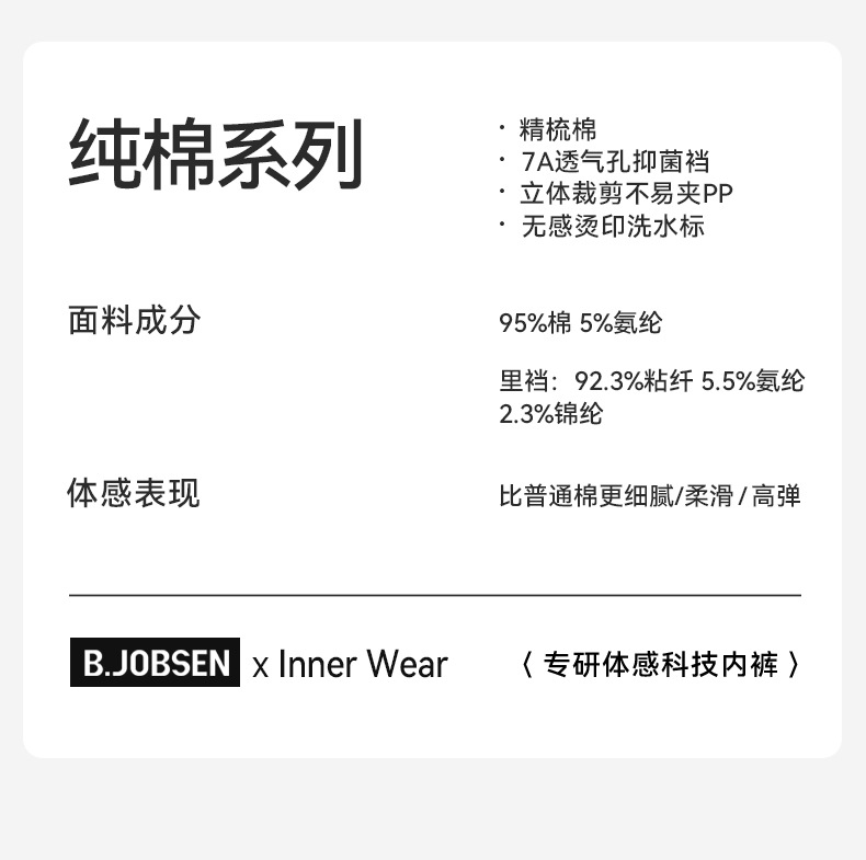 夏季男士内裤高端纯棉a类棉平角短裤中腰透气男生四角纯棉内裤头详情3