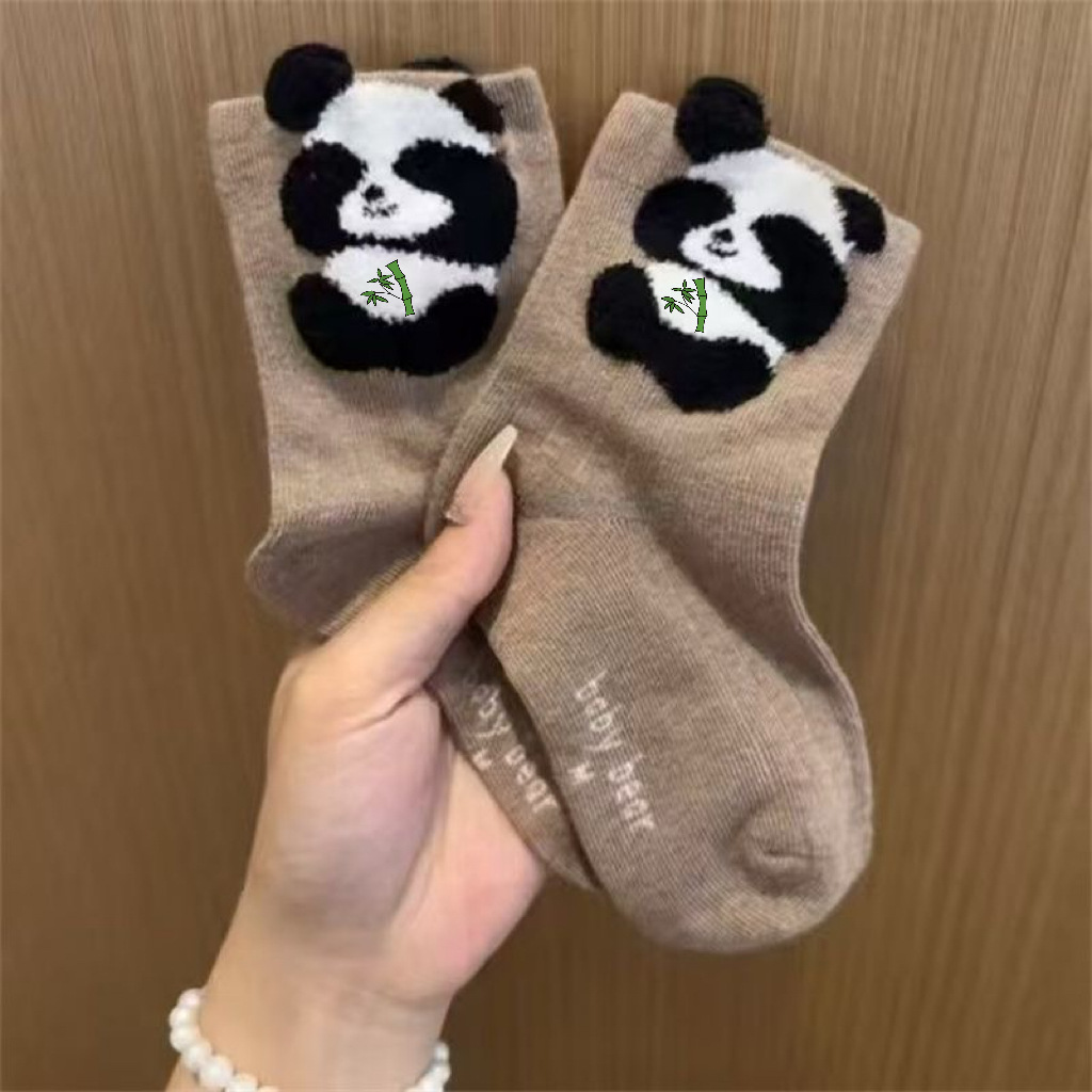 可爱无骨袜子男童中大童百搭男宝中筒袜秋冬儿童卡通动物a类中筒详情5