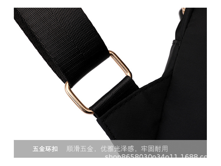 新款高档袋鼠牛津布双肩包女旅行外出中年妈咪双肩背绣线多用背包详情27