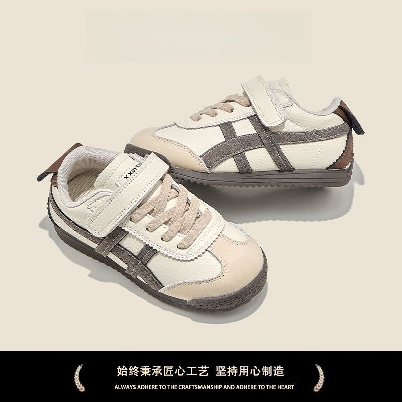 真皮儿童阿甘鞋2025春秋新款宝宝板鞋女童鞋子透气运动鞋男童鞋潮详情17