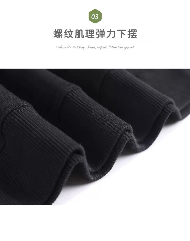 The white and gray round-neck hoodie for women in 2025 is a new bestseller in autumn. It is a casual, versatile, fashionable and stylish top with added fleece and thickening pic 5