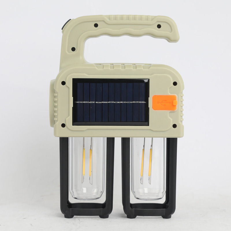 Portable camping lamp, solar-powered LED camping lamp, outdoor multi-functional tent lamp, power bank, portable lamp pic 17