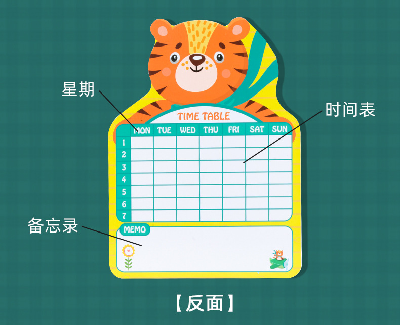 批发木制儿童动物涂鸦画板早教幼儿学习备忘拼益智玩具创意拼画详情6