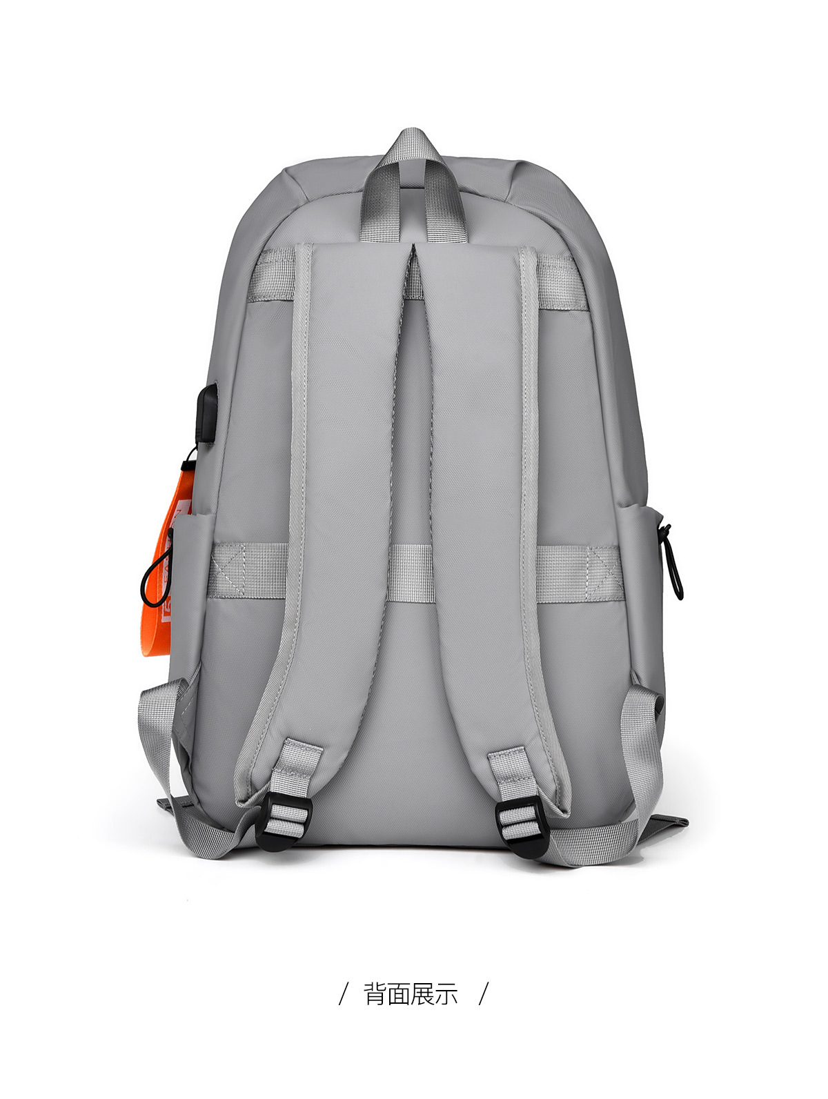 纯色休闲背包双肩包男女简约运动双肩背包通勤潮轻便旅行背包批发详情29