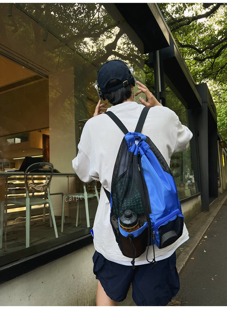 手提袋式游泳健身旅行专用 收纳方便网纱元素运动风格详情31