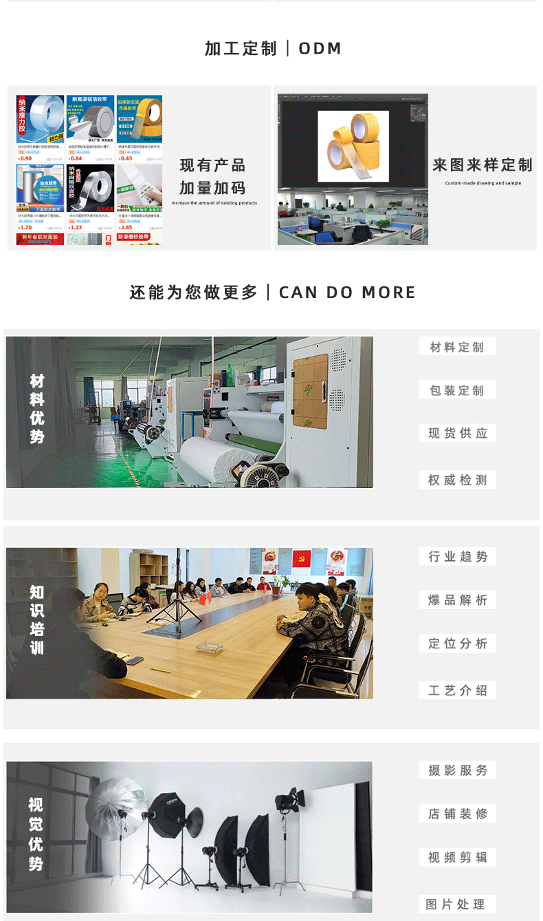 高粘网格双面胶无痕婚礼展会专用拼接地毯胶透明易撕布基胶带批发详情20