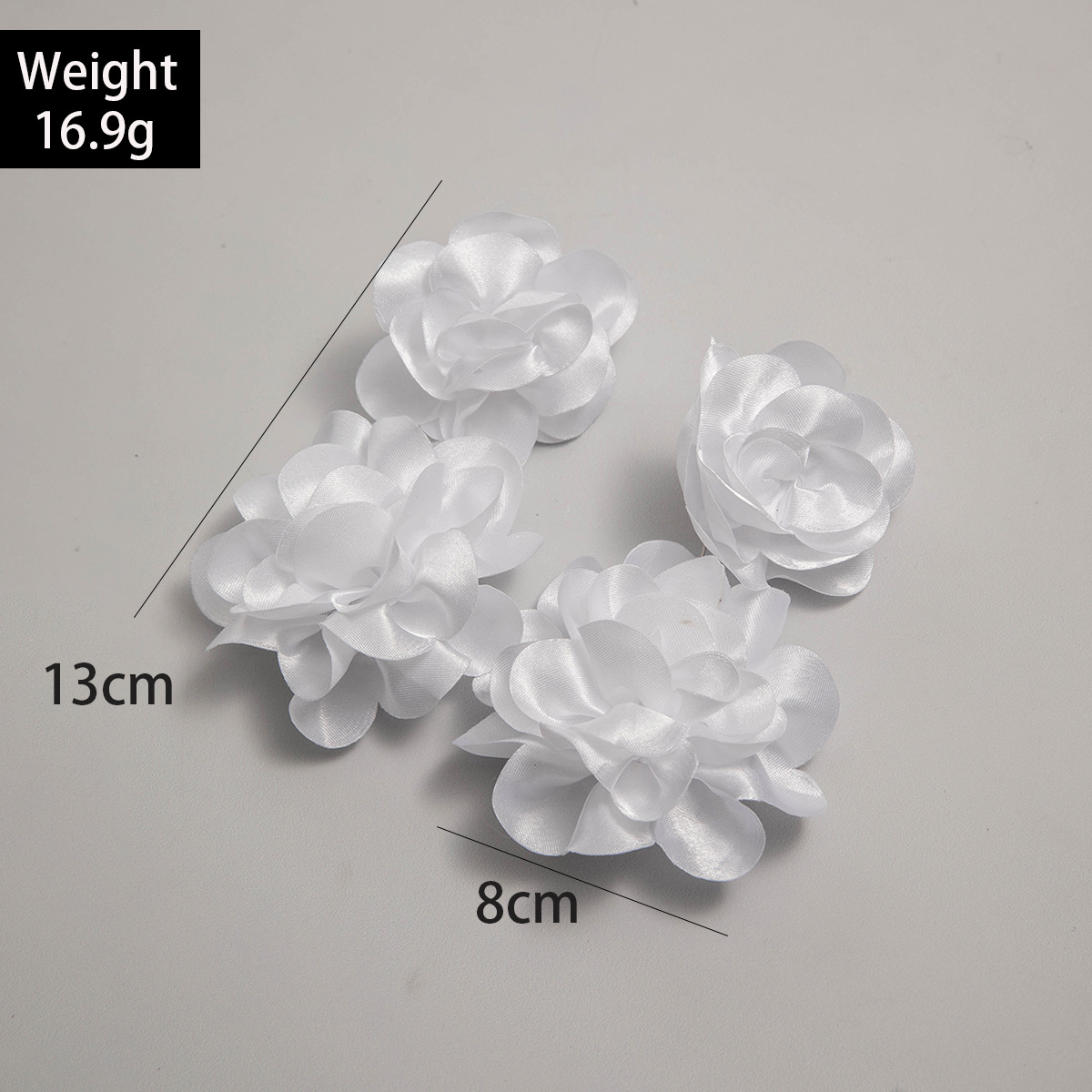 欧美跨境饰品时尚不规则立体花朵设计耳饰夸张彩色烤漆花瓣耳环详情10