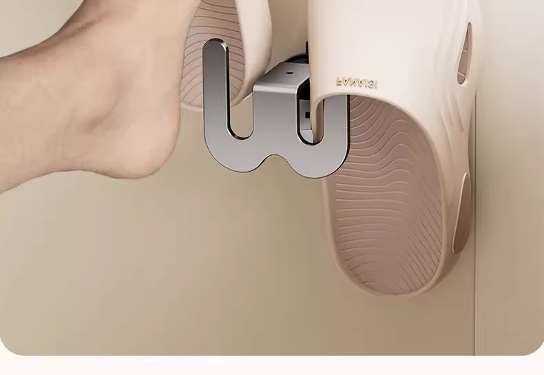 吸盘拖鞋架免打孔卫生间墙壁厕所拖鞋挂架浴室收纳神器壁挂置物架详情10