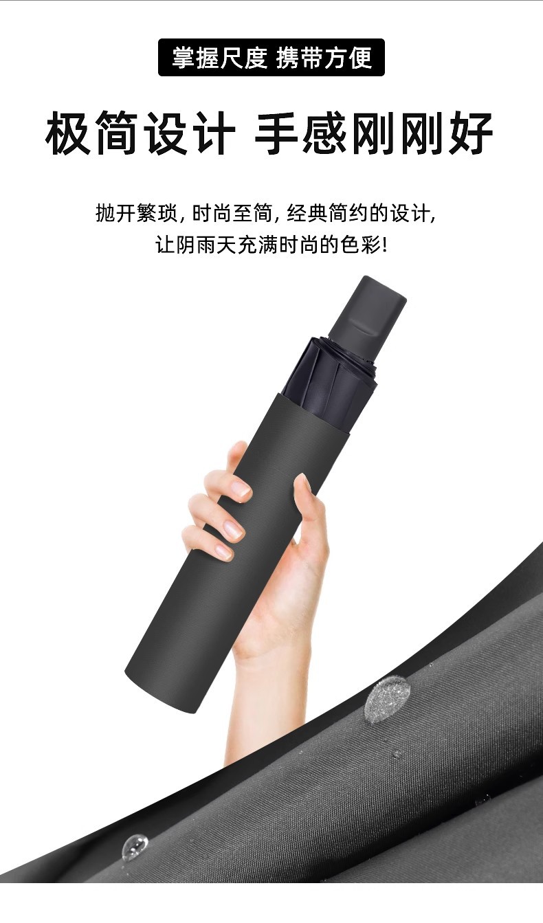 超大号男士双人三人晴雨伞加厚加固防风遮阳折叠两用手动伞详情7
