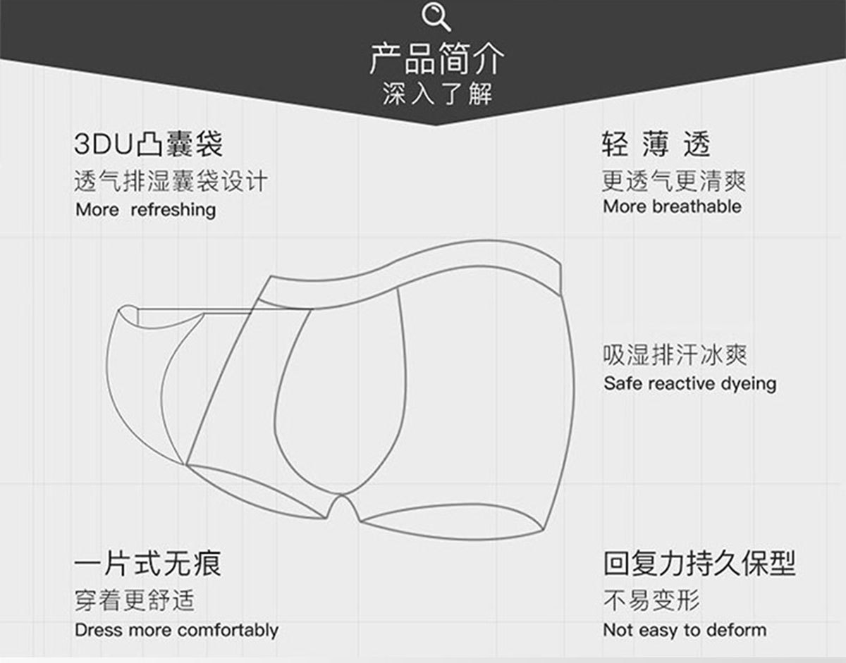 外贸欧货男士内裤精品纯棉F家卡通潮牌抗菌四角平脚短裤高档盒装详情6