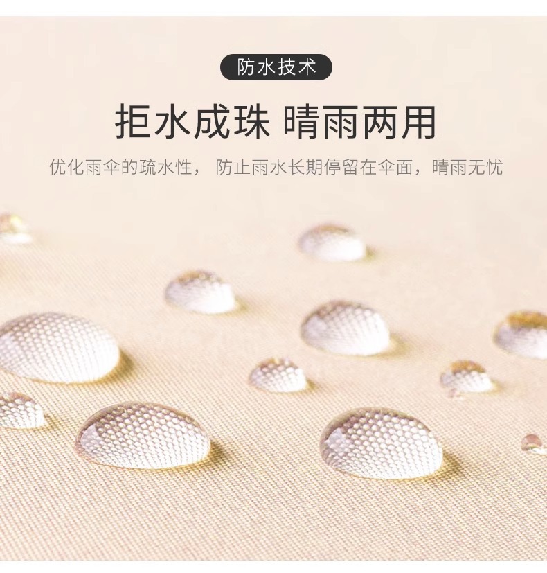 五折胶囊防晒防紫外线遮阳太阳伞折叠黑胶晴雨伞两用广告定制logo详情13