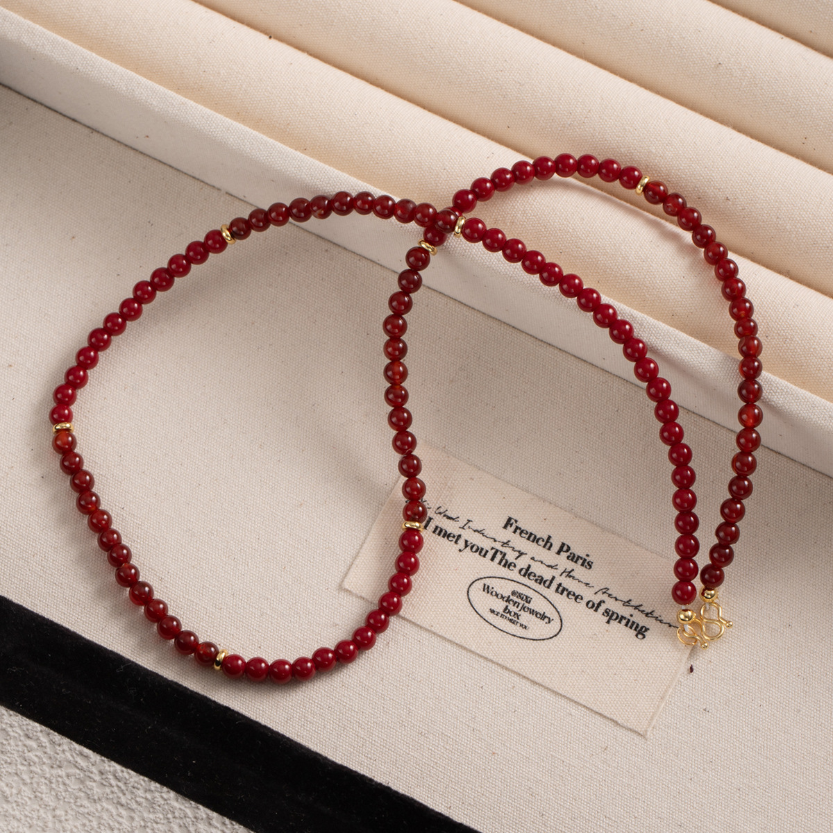 High-end colored beaded necklace for women, light luxury and niche spring and summer dopamine freshwater pearl collarbone chain necklace wholesale pic 54