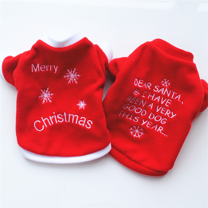 Factory direct sales of pet clothing, dog autumn and winter warm fleece, festival wear, Christmas style, snowman, elk pic 19