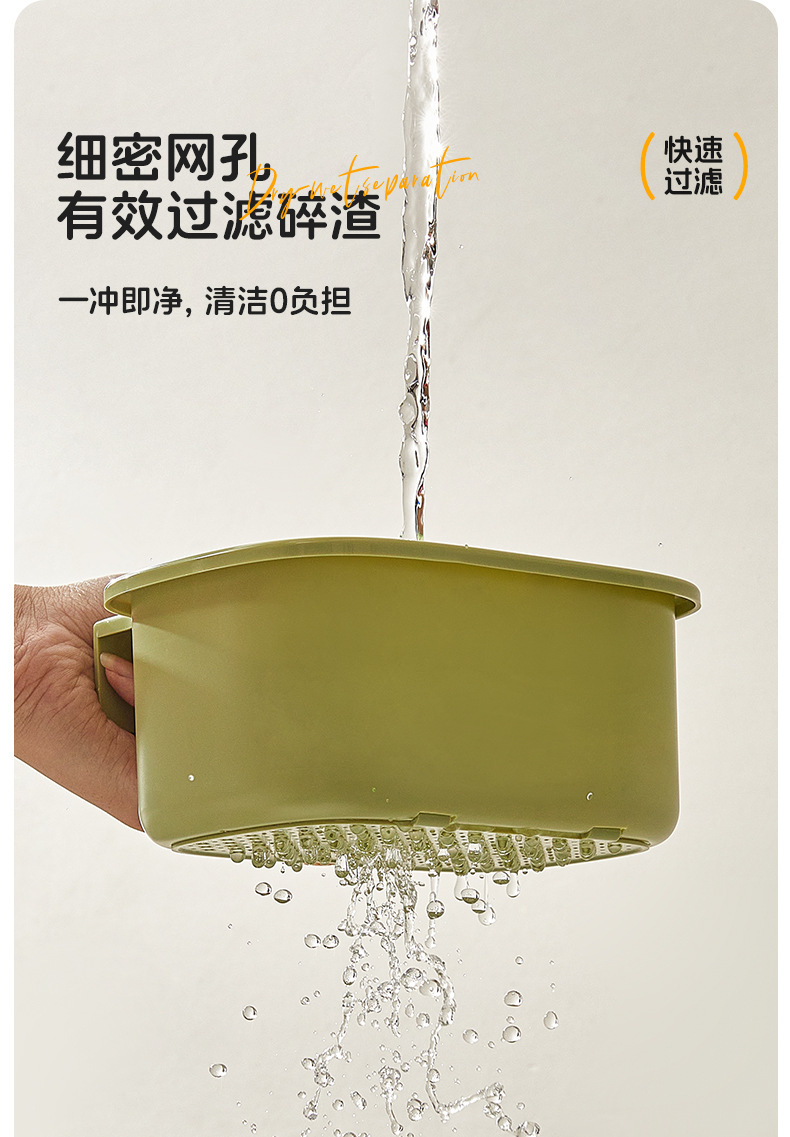 Patented in-stock sink filter basket, new household kitchen wall-mounted storage thickened multi-functional draining basket customized pic 18