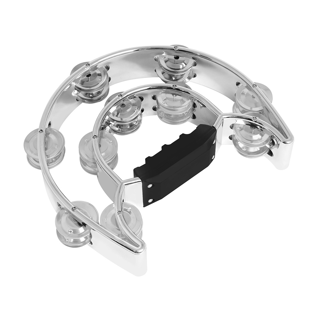 批发双层手摇铃乐队KTV娱乐专用手拍铃儿童早教电镀双排手摇铃鼓详情25