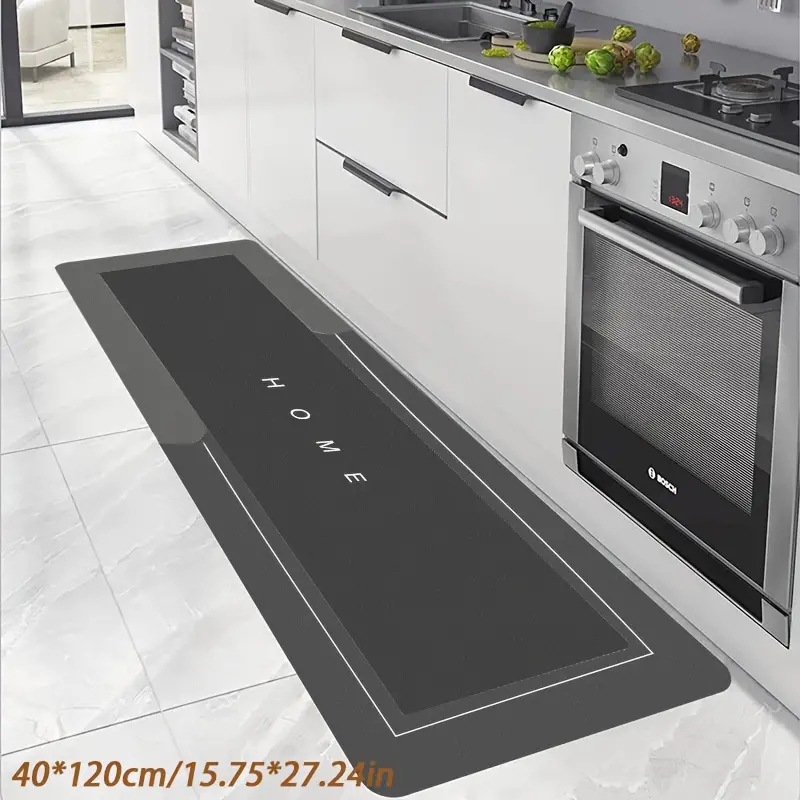 Amazon temu offers diatom mud floor MATS, kitchen water-absorbing and oil-absorbing floor MATS, easy-to-maintain anti-slip MATS for the entrance and foyer pic 4