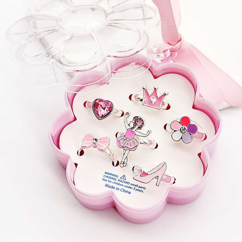 【可以】新品儿童卡通戒指可调节树脂戒指幼儿园生日礼物玩具饰品详情23