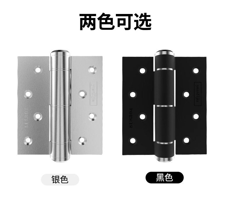 304隐形门合页带闭门器缓冲阻尼弹簧铰链自动闭门器隐形合页详情17