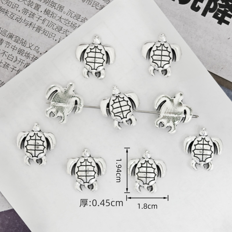 diy合金饰品配件海洋生物海龟挂件 手链项链复古吊坠材料跨境热销详情16
