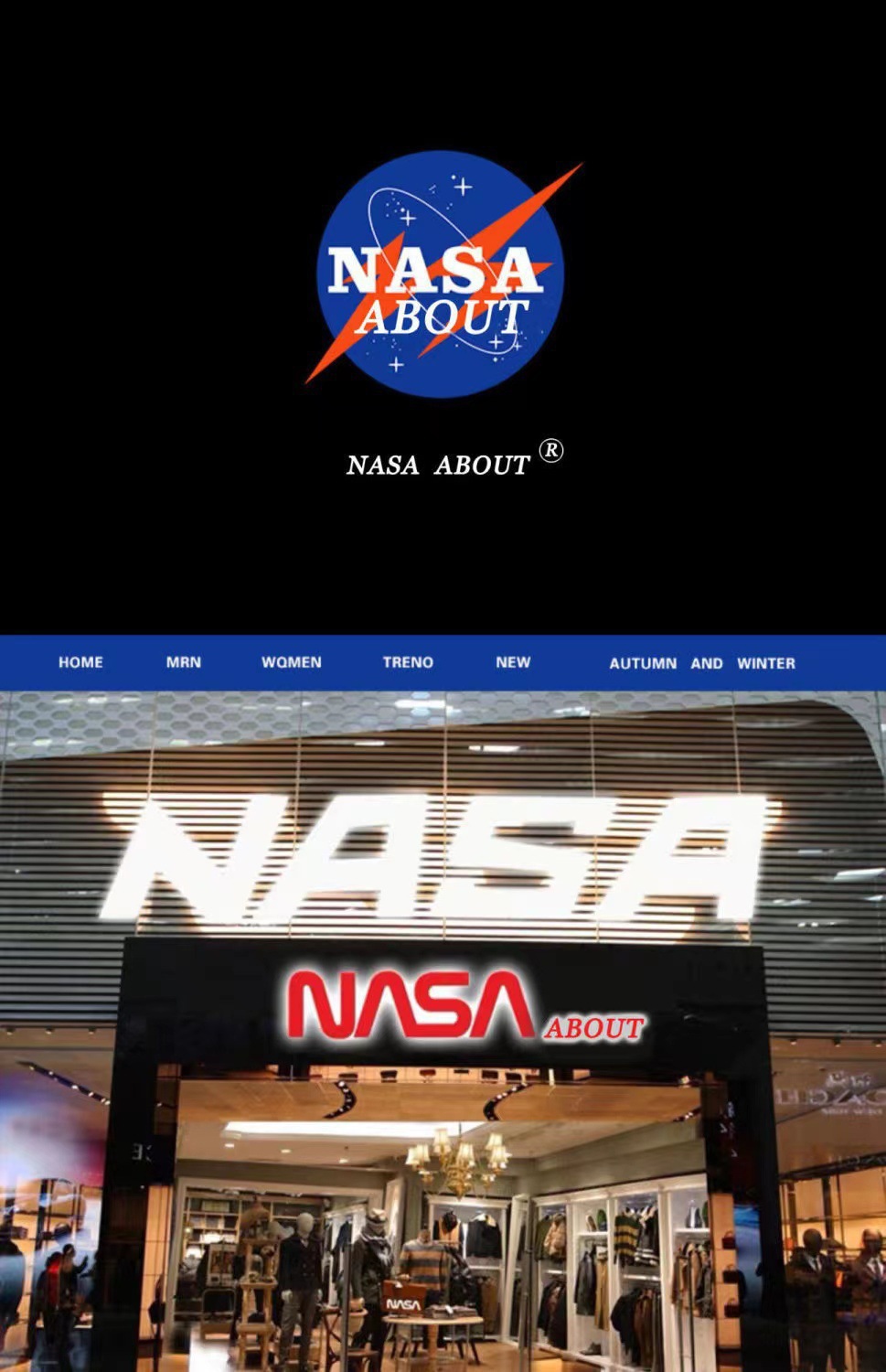 NASA立领潮流棉服男女生新款冬季加厚保暖羽绒休闲宽松面包服情侣详情1