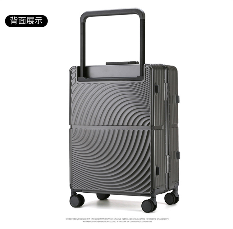 宽拉杆铝框行李箱万向轮大容量20寸24可登机密码箱旅行箱时尚拉杆详情19