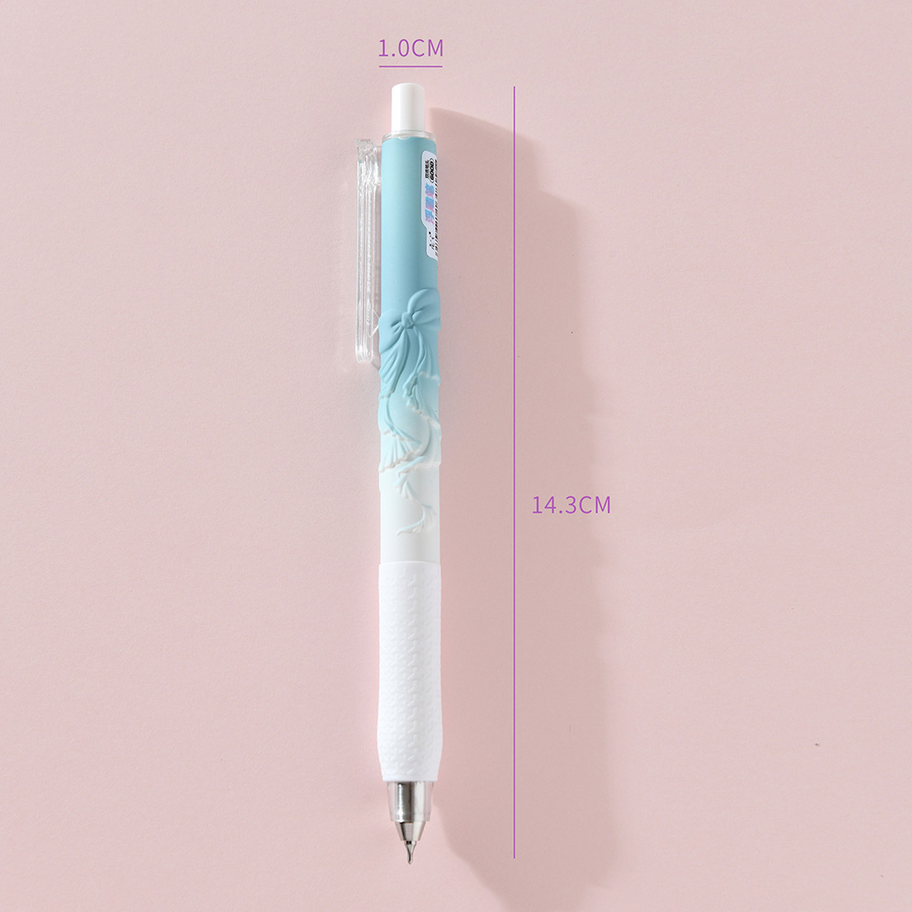 The new CS double-tip embossed pen from Chenxi features a low center of gravity press type gel pen, providing smooth and fluid writing. The dopamine pen body design ensures clear and long-lasting handwriting pic 31