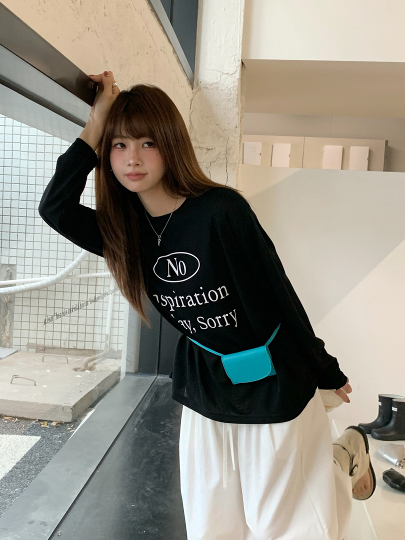 衣天堂出游季天丝防晒罩衫女春夏内搭宽松慵懒感chic韩系长袖T恤详情36