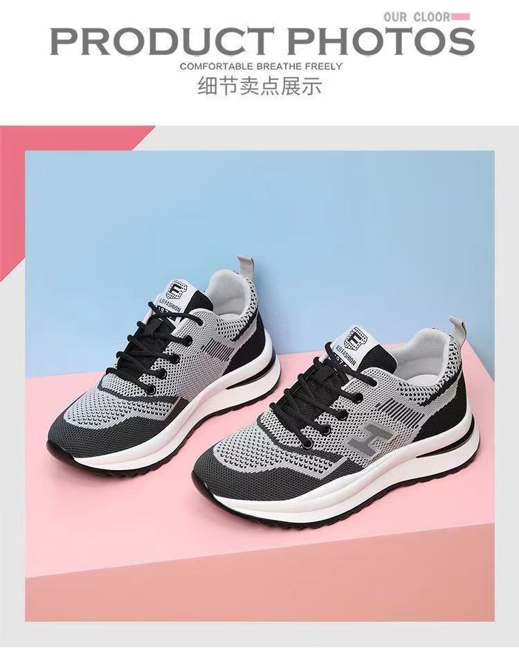 2024新款春夏轻便透气运动鞋女韩版百搭时尚跑步鞋女网面健步女鞋详情18