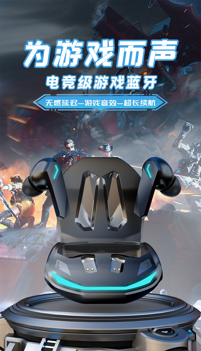 Wholesale of true wireless Bluetooth headphones 2024 In-ear gaming and calling Bluetooth headphones TWS pic 27