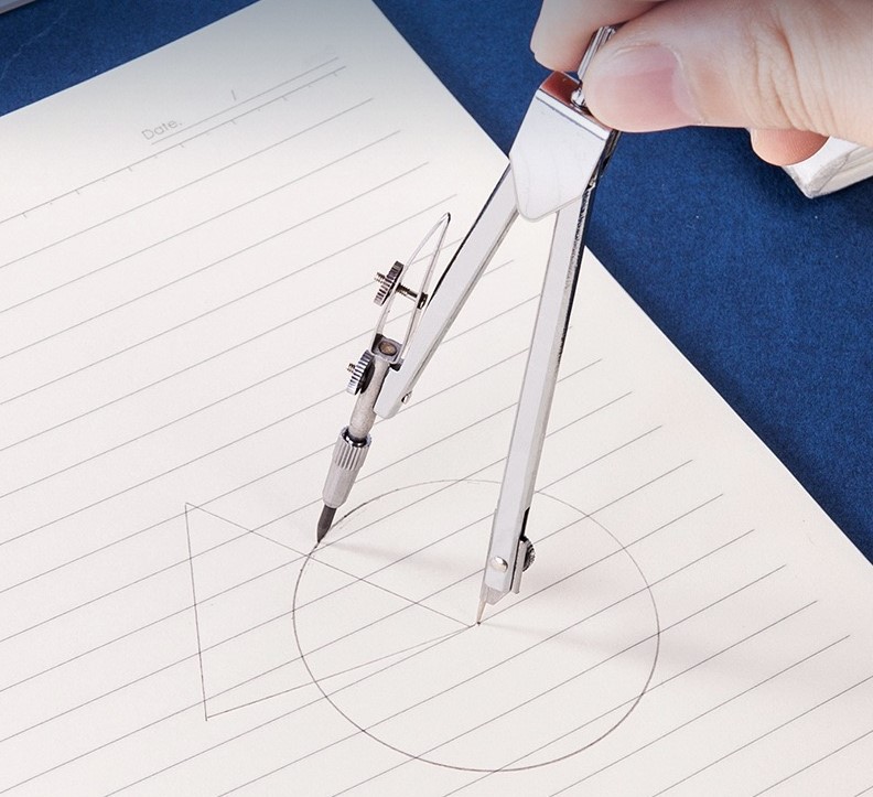 Student teaching metal simple 4001 all-steel compass professional standard engineering drawing and painting tool learning supplies pic 15