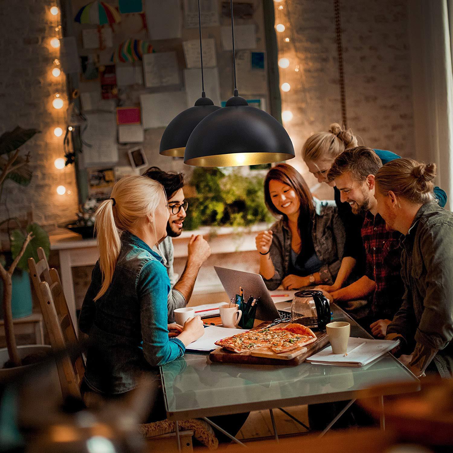 Cross-border e-commerce American retro industrial style creative chandelier, single-head dining room, living room, bedroom, study, bar counter chandelier pic 6