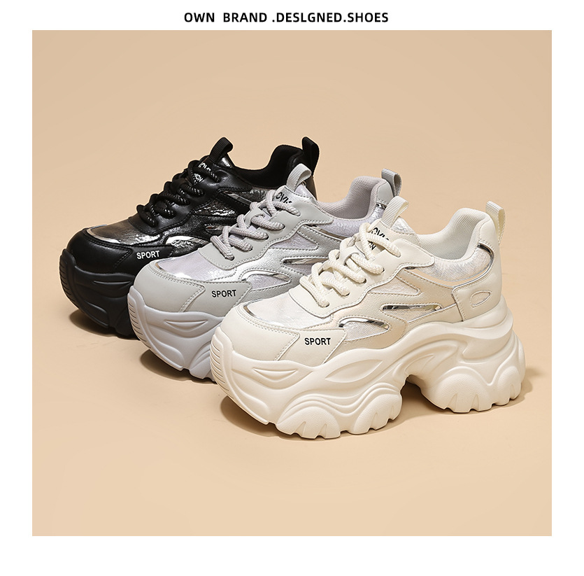 Insole height-increasing dad shoes for women, Spring 2026 new style comfortable and versatile casual shoes for women, thick-soled sports shoes for women pic 17