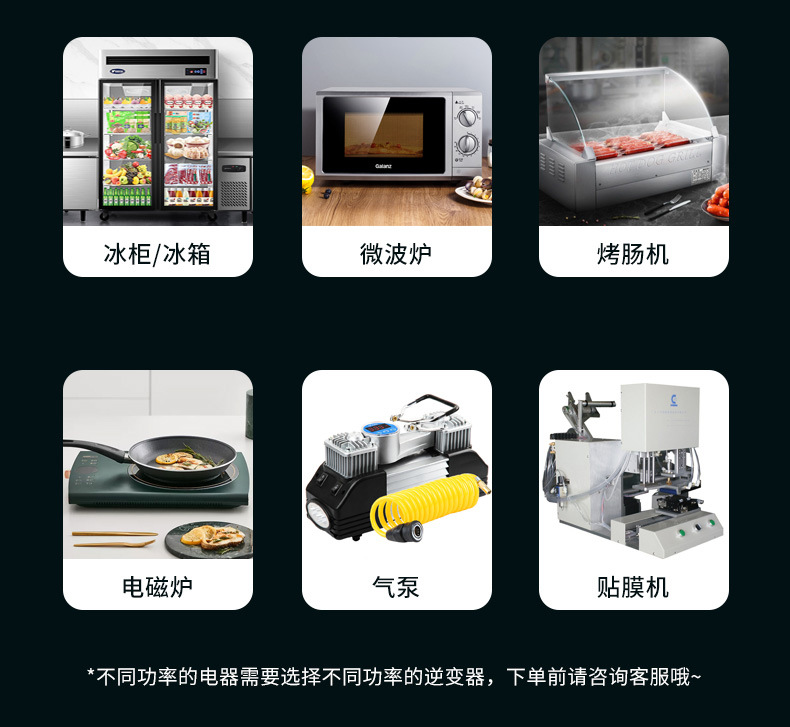 12v纯正弦波逆变器充电一体机ups1000-5000w离网逆变器12V24v汽车详情23