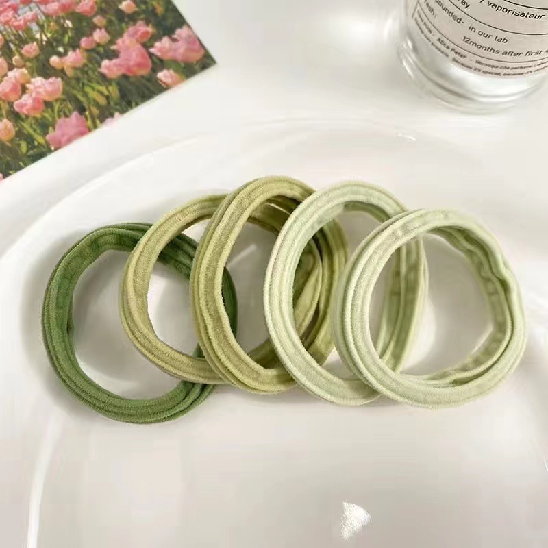 Candy-colored, seamless hair tie for girls, high elasticity, no damage to hair, box-packed hair tie, sweet girl hair accessory pic 16